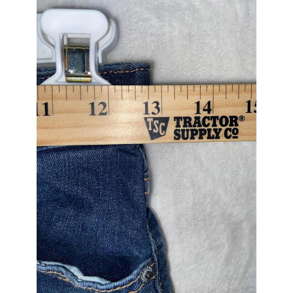 Old Navy Denim Straight Jeans Women's 12 Slim Built In Flex Adjustable Waistband - Picture 3 of 10